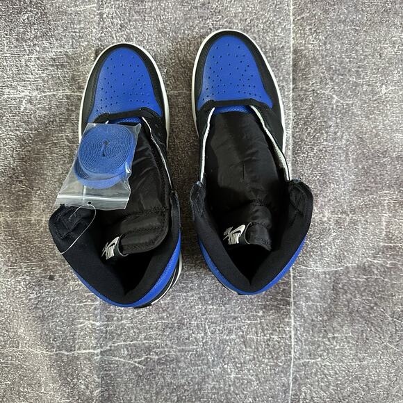 DS Men\'s Nike Air Jordan 1 Retro High Royal Blue Black Toe Sz 9.5 (555088-041) main image 5